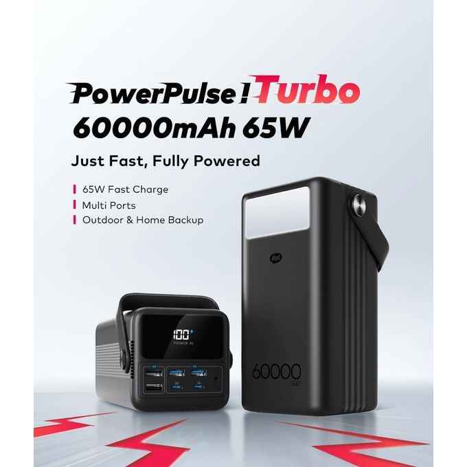 Itel 60000mah 65w power bank image - mobimarket